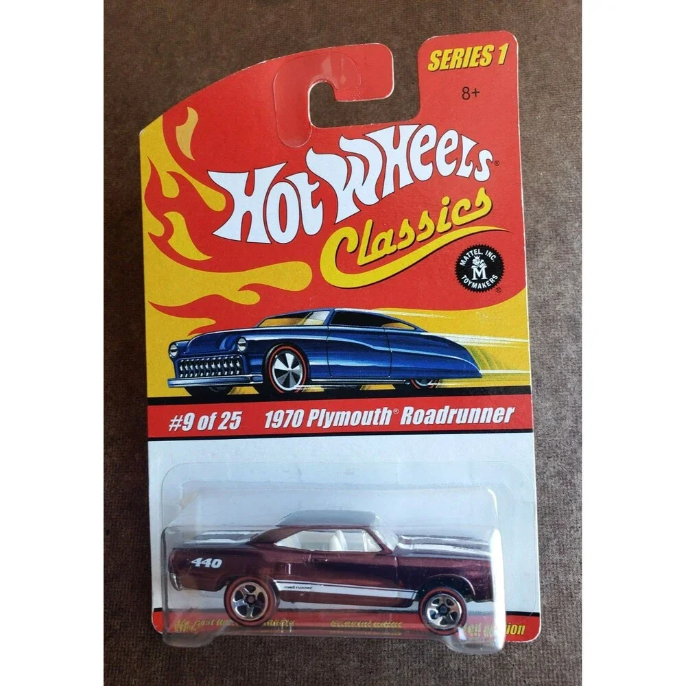 2005 Hot Wheel 1970 PLYMOUTH ROADRUNNER 440 Purple CLASSICS SERIES 1 REDLINE 5SP